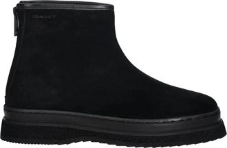 GANT Sistown Enkellaars - Dames - Winterlaarzen - Zwart - 41 EU - Leer - Schoenen