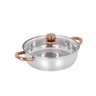 KASANOVA Tegame 26 cm acciaio inox Meravigliosa con coperchio