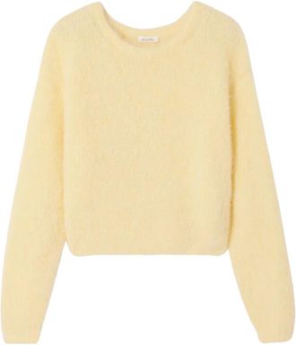 American Vintage Dames, Truien, Geel, Maat: L Acryl