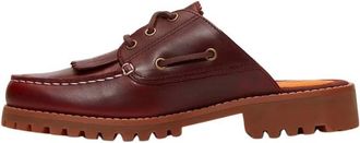 Timberland Authentic Mule - Dames - Slip ons - Rood - 36 EU - Leer - Schoenen
