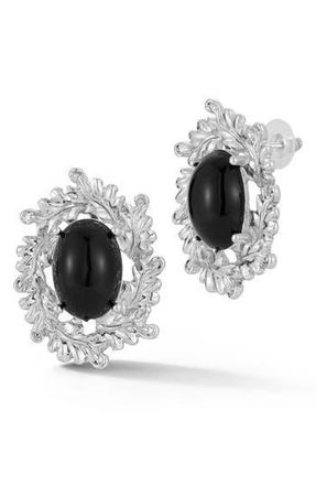 Sphera Milano Ornate Wreath Stud Earrings in Silver at Nordstrom Rack