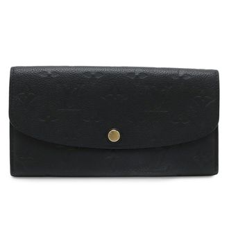 Louis Vuitton Monogram Empreinte Black Noir Monogram Empreinte Long Wallet (Bi-Fold) (Pre-Owned)