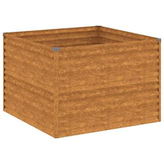 vidaXL Jardinera De Acero Corten 100x100x69 Cm Vidaxl