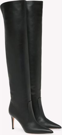 Gianvito Rossi Hansen Cuissard Boot in Black Nappa at Nordstrom, Size 35.5