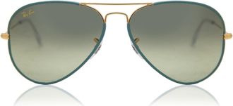 Ray-Ban RB3025JM Aviator Full Color 9196BH Mens Sunglasses Blue Size 58