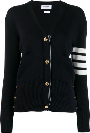 Thom Browne 4-Bar Cotton Cardigan - Womens - Cotton