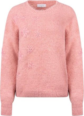 Nukus Nukus, Truien & Vesten, Dames, Roze, 2Xl, Polyester, Konstanza Pullover Flower