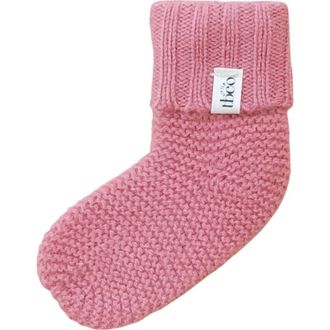 TBCo Merino Wool Baby Socks in Rose at Nordstrom, Size 0-6M