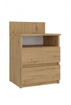 OEM Topeshop Malwa M1 Mesita De Noche Roble Artesanal 40 Cm