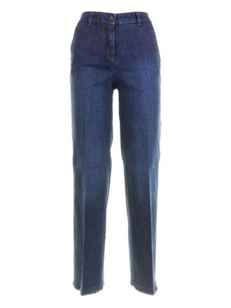 Via Masini 80 button jeans - women - Fabric - 46 - Blue