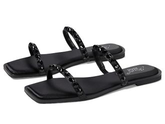Badgley Mischka Honesty Womens Sandals Black Satin : 8.5 M