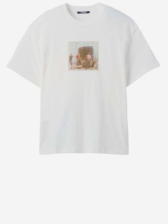 Jacquemus Baumwoll-T-Shirt mit Vintage-Fotografien
