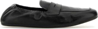 Prada Black Leather Loafers