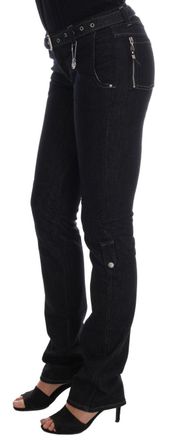 Costume National Womens Blue Cotton Stretch Slim Fit Jeans Clothing