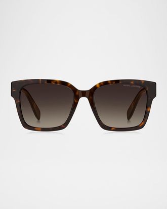 Marc Jacobs Tortoise Rectangle Sunglasses