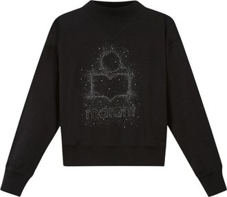 Isabel Marant Moby Sweatshirt - Dames - Sweatshirts - Zwart - XS - Katoen - Hoodies & sweatvesten