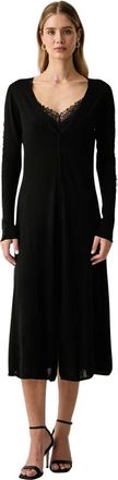 Pinko Abito midi in maglia - - Dresses - Donna - Nero - XS