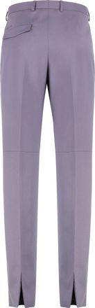 Gucci Mens Trousers Wool Gabardine - Wisteria Chinos