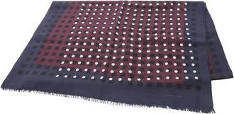 Herm&egrave;s 2010s Stall Dot scarf - Blue
