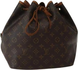 Louis Vuitton Pre-owned Bucket Bags, female, Brown, Size: ONE SIZE Pre-owned Canvas louis-vuitton-bags