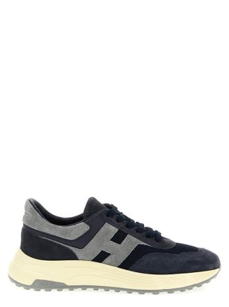 Hogan Blue Color Block Hyperlight Sneakers