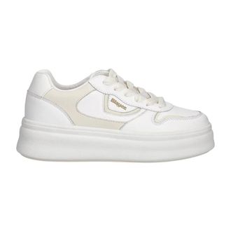 Blauer Schoenen, Dames, Wit, 40 EU, Leer, Emery Sneakers