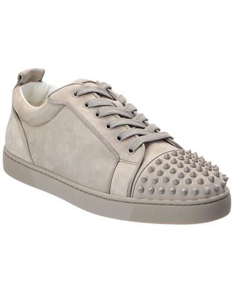 Christian Louboutin Louis Junior Spikes Orlato Suede Sneaker