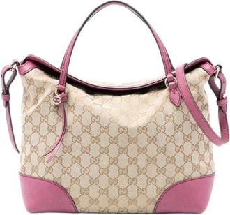 Gucci Pre-owned Handbags, female, Beige, Size: ONE SIZE Pre-owned The Bree Handbag