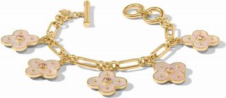 Julie Vos Womens Colette Charm Bracelet In Champagne