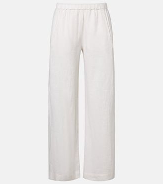 Velvet Stephanie linen straight pants