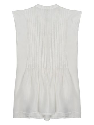 P.A.R.O.S.H. Pure Silk Blouse - White