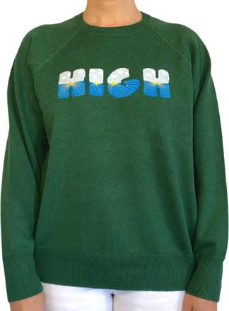 Replica Los Angeles Womens High Sweater In Ivy