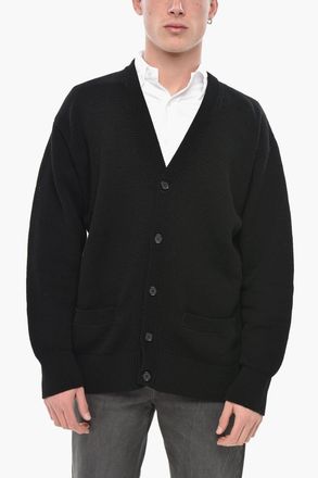 Dolce & Gabbana Cardigan in Cotone Leggero con Scollo a V Dolce & Gabbana