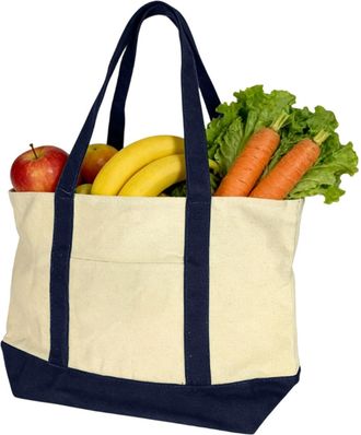 Generic Canvas Tote Bag Large, Reusable Carrier Bag, Tote Bags With Handle For Convenience, Multi Use Grocery Shopping Beach Travel Accessory for Perfect Work