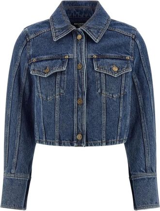 Balmain Mujer, Chaquetas, Azul, Talla: XS