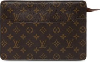 Louis Vuitton Clutch Pochette Homme con monogramma 2001 - Marrone