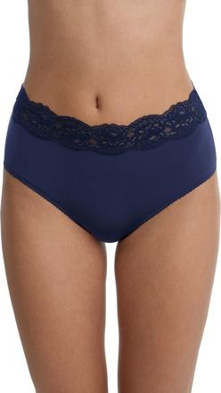 Skarlett Blue Divine Lace Trim Brief in Nocturnal at Nordstrom, Size X-Large