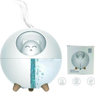 Trade Shop Trade Shop - Umidificatore Ultrasuoni Lampada Gatto Luce Aromaterapia Diffusore Aromi Xc-5244