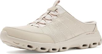 Skechers Glide Step Comfort - Mule Womens Shoes Taupe : 8.5 B - Medium, Synthetic