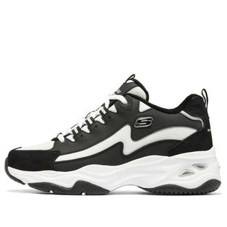 Skechers (WMNS) Skechers DLites 4.0 Black White 896044-BKW