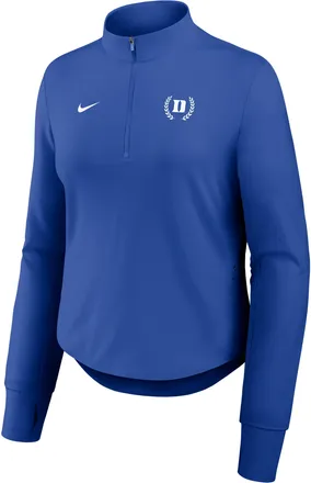 Nike Duke Swift Nike Womens Dri-FIT College Half-Zip Top in Blue | 04PM4EVDU-TT1