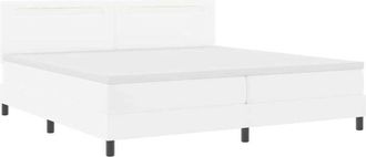 vidaXL Estructura De Cama Con Colch&oacute;n 200 X 200 Cm Cuero Sint&eacute;tico Vidaxl