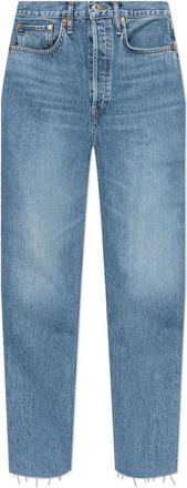 Re/Done 70s Stove Pipe Jean - Dames - Loose Fit Jeans - Blauw - W28 - Katoen - Jeans
