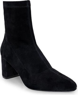 L'agence Salome Bootie in Black Suede at Nordstrom, Size 7.5