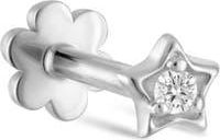 Maria Tash Diamond Solitaire Single Stud Earring in White Gold at Nordstrom, Size 3 Mm