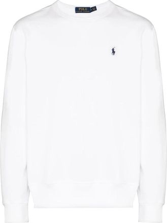 Polo Ralph Lauren The RL Fleece Sweatshirt - Heren - Sweatshirts - Wit - 2XL - Katoen - Hoodies & sweatvesten
