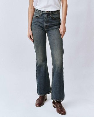 The Great. Penny Bootcut Jean In Powell Wash