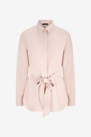 Kiton Cr&ecirc;pe-Hemd mit Schluppe