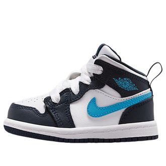 Nike Jordan (TD) Air Jordan 1 Mid Obsidian Dark Powder Blue DQ8425-404