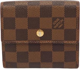 Louis Vuitton Pre-owned Wallets, female, Brown, Size: ONE SIZE Pre-owned Canvas Wallet